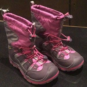 Keen girls winterport II boots, size 13 pink purple  snow winter hiking